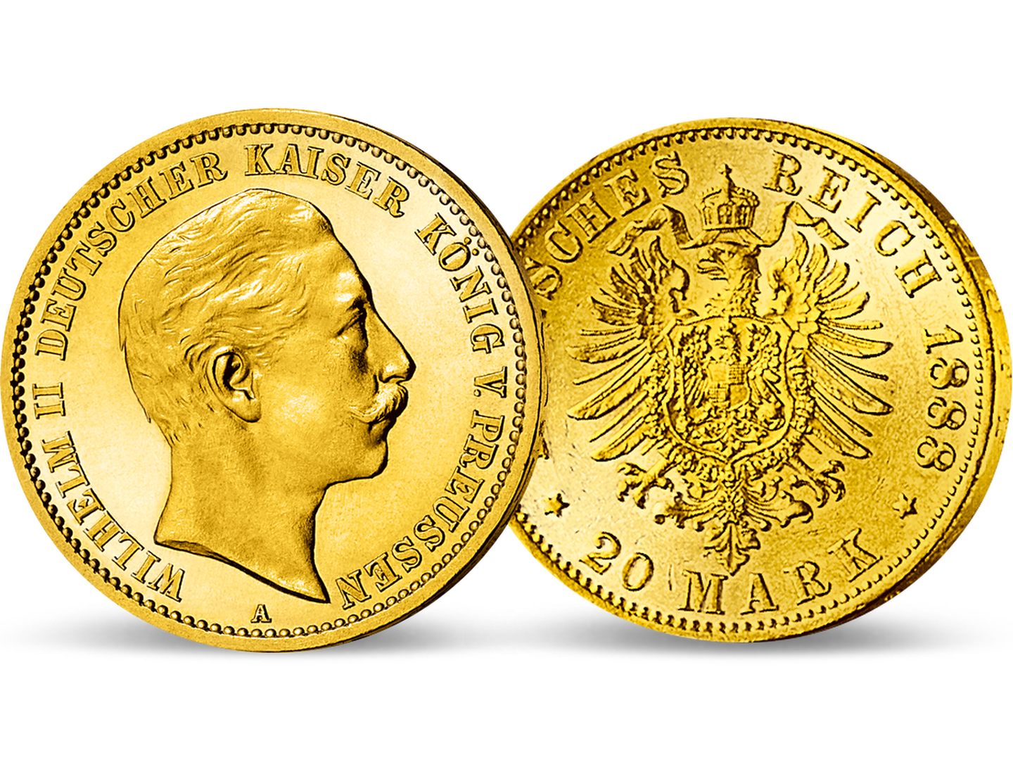 20 Goldmark Kaiser Wilhelm II.